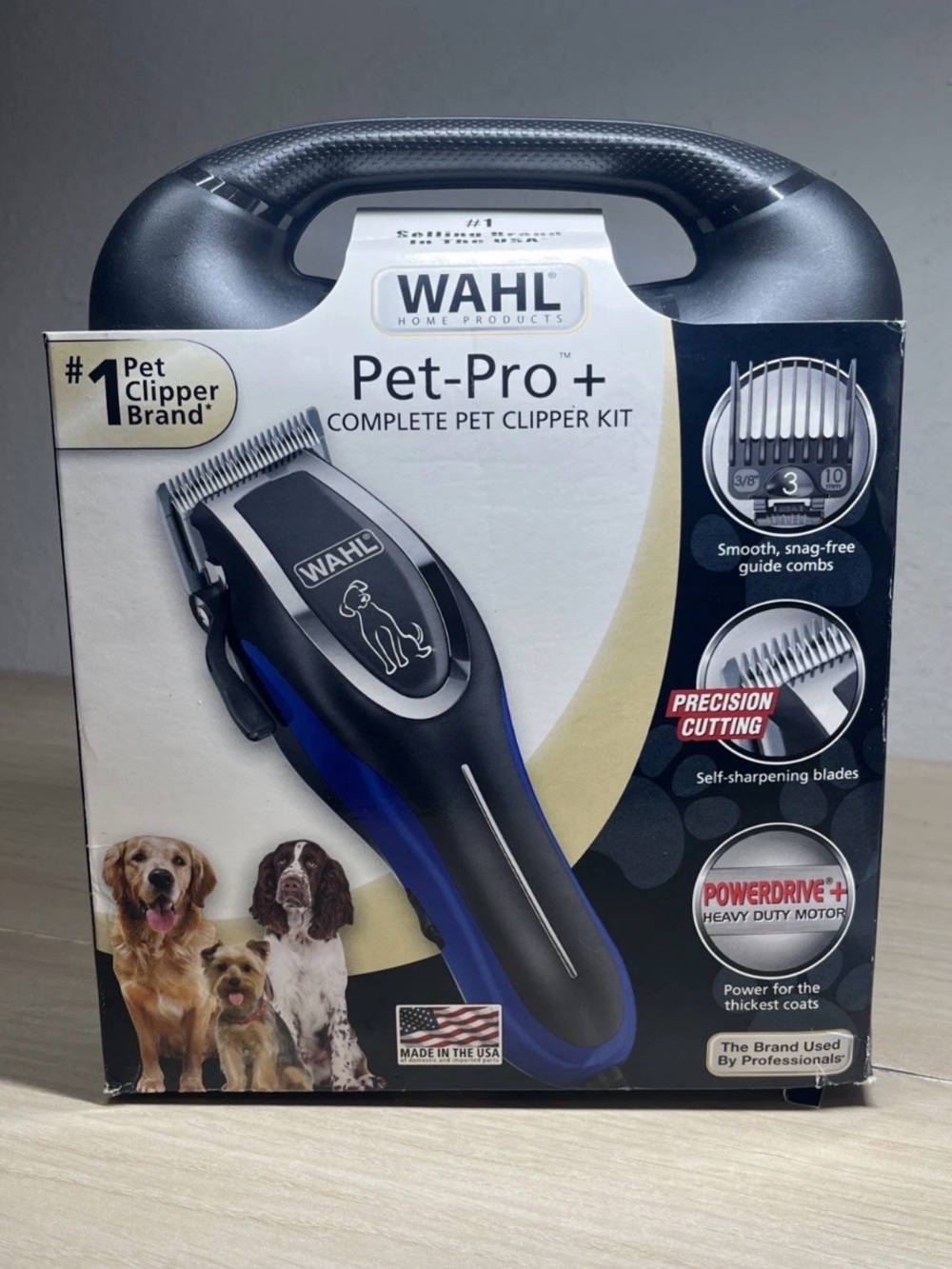 Wahl Pet-Pro+ Dog Clipper Kit Complete Grooming Set Heavy Duty